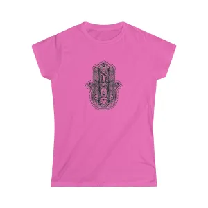 HAMSA (blk) <br>women's softstyle tee