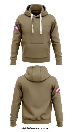 Harman Volunteer Fire Department Store 1  Core Men's Hooded Performance Sweatshirt - MN3thd