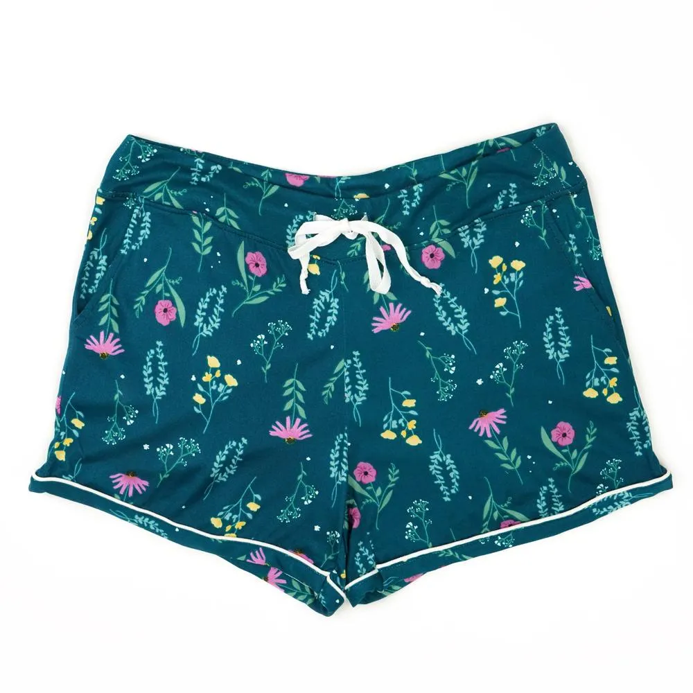 Hello Mello Dreamscape Lounge Shorts - Midnight Mirage