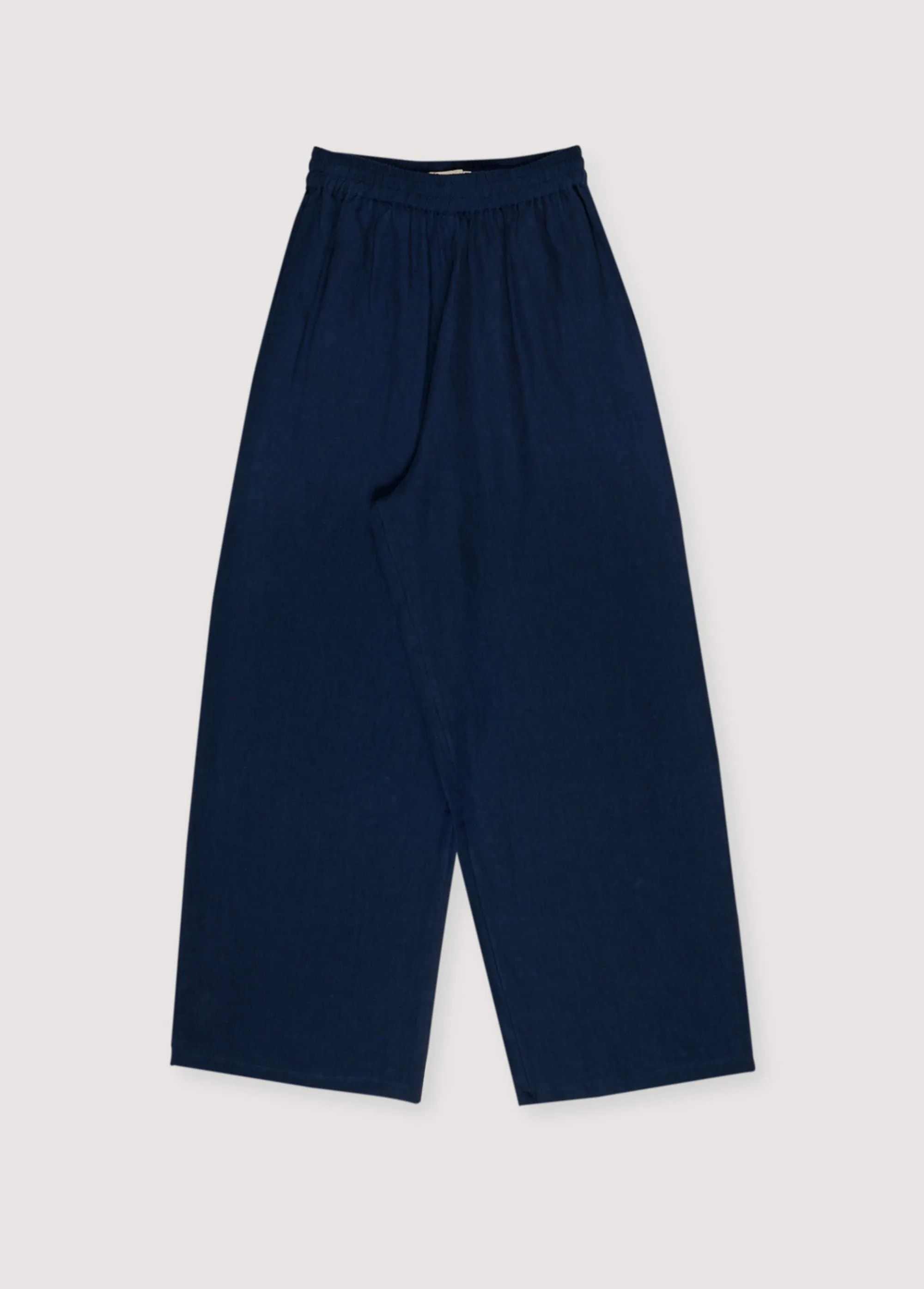 Hera Linen Palazzo in Navy