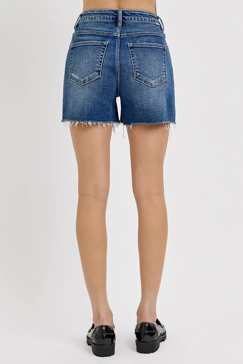 high rise relaxed fit shorts