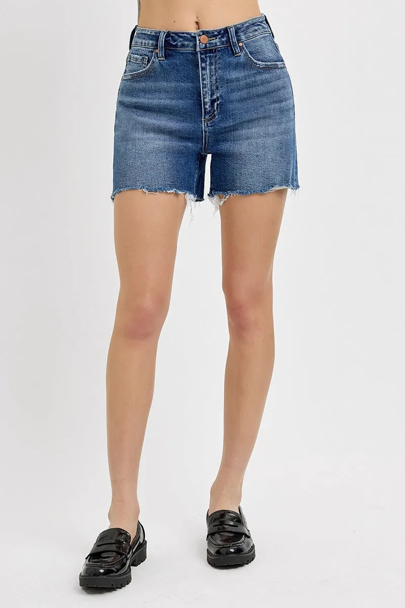 high rise relaxed fit shorts
