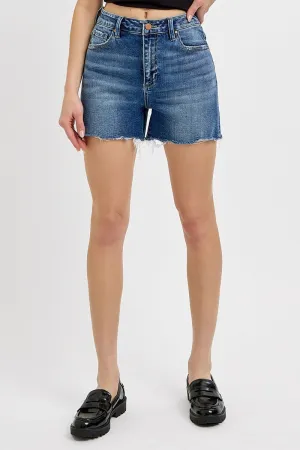 high rise relaxed fit shorts
