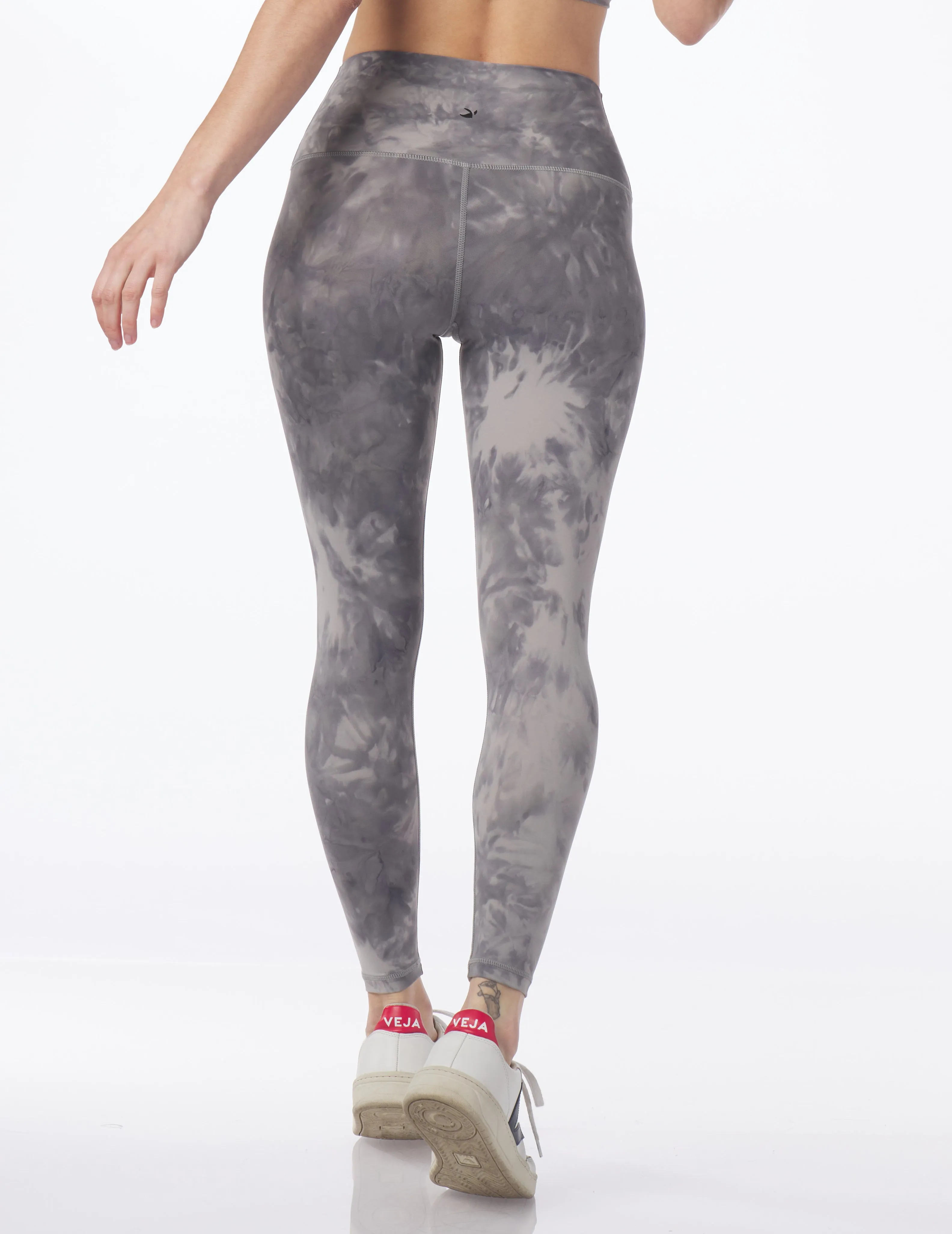 High Waist Pure 7/8: Silver Fog Stone Dye