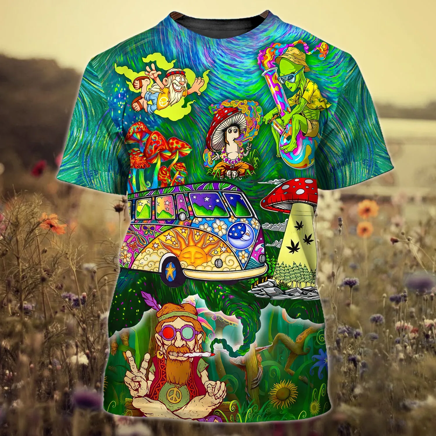 Hippie, 3D Full Print 002