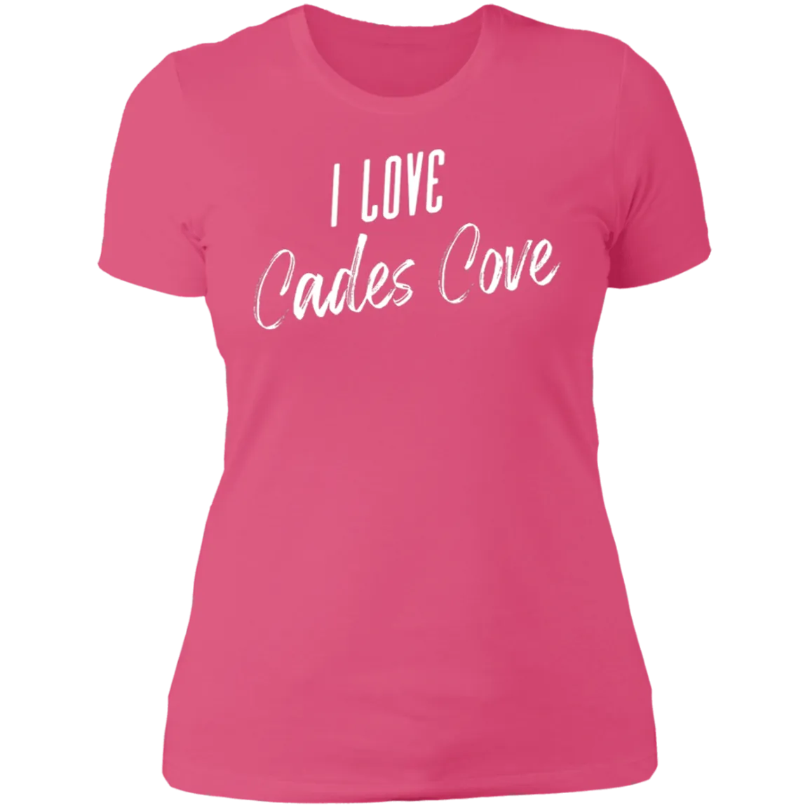 I Love Cades Cove (White) - Women's Tee
