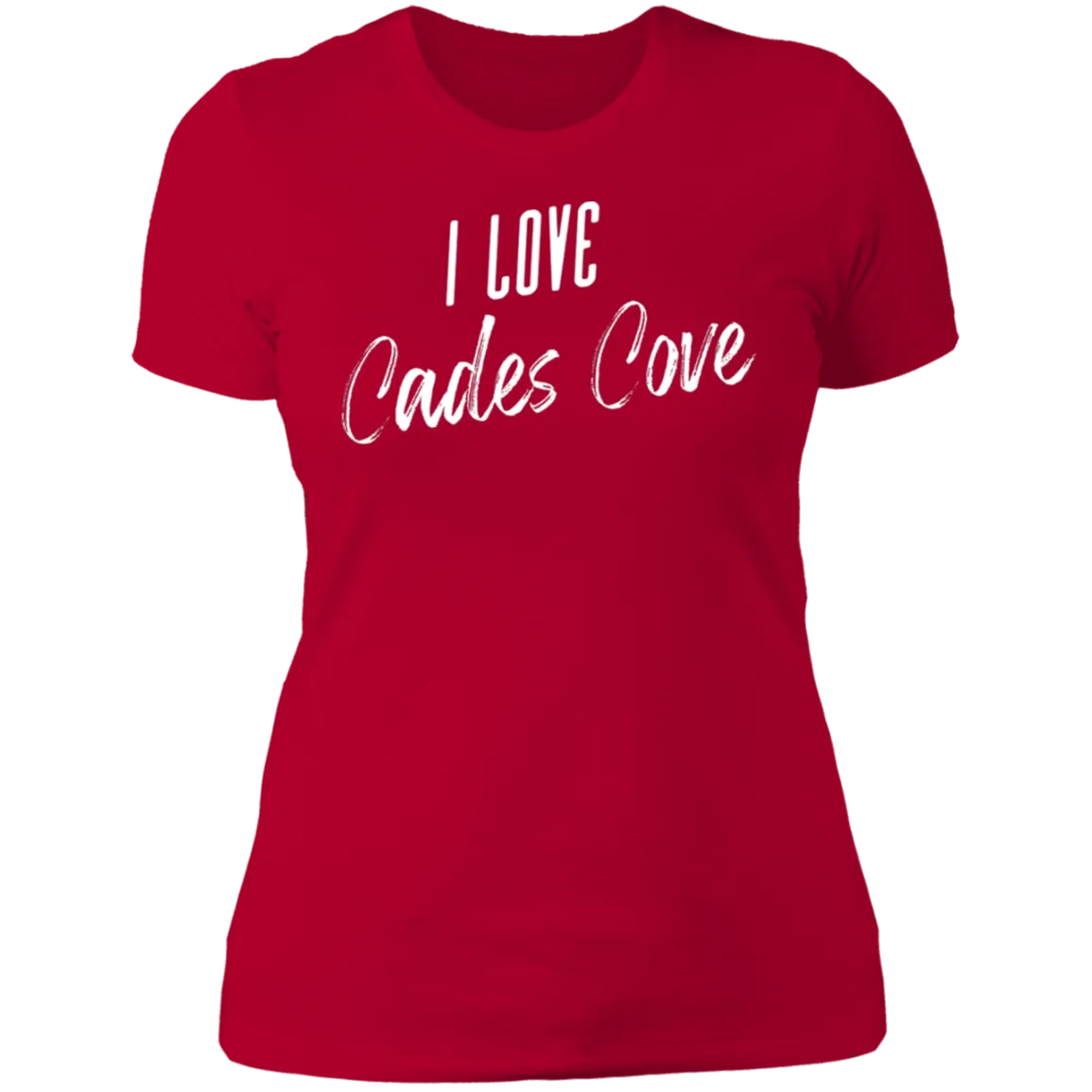 I Love Cades Cove (White) - Women's Tee