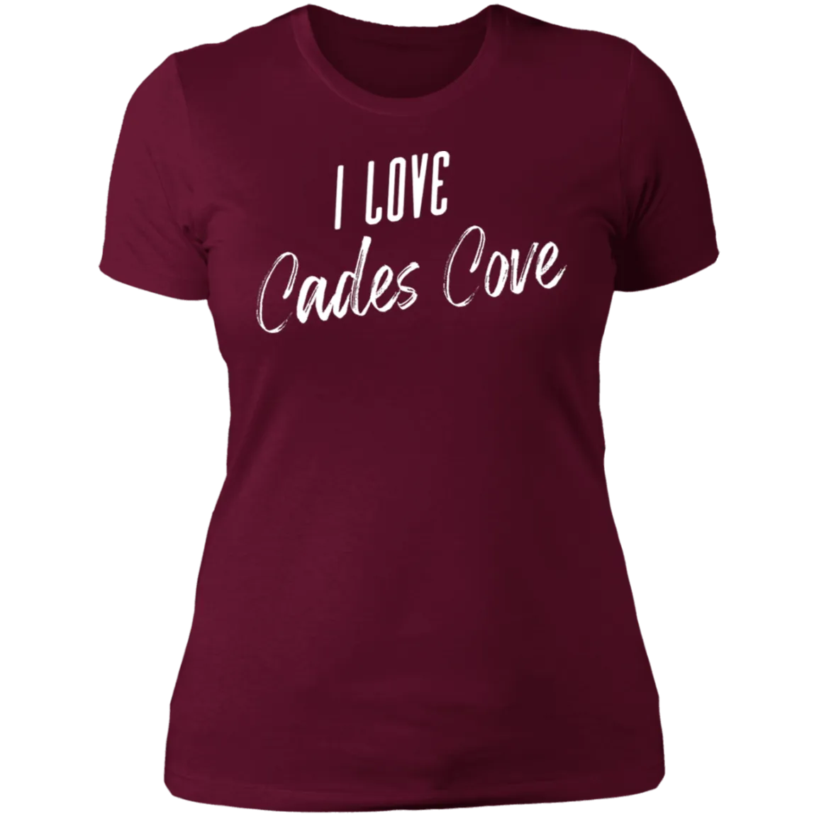 I Love Cades Cove (White) - Women's Tee
