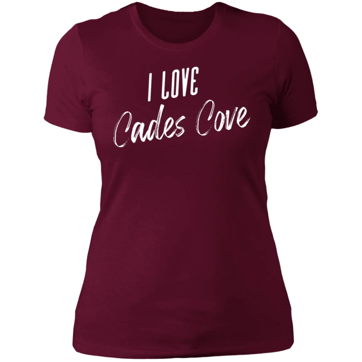 I Love Cades Cove (White) - Women's Tee