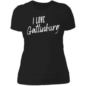 I Love Gatlinburg (White) - Women's Tee