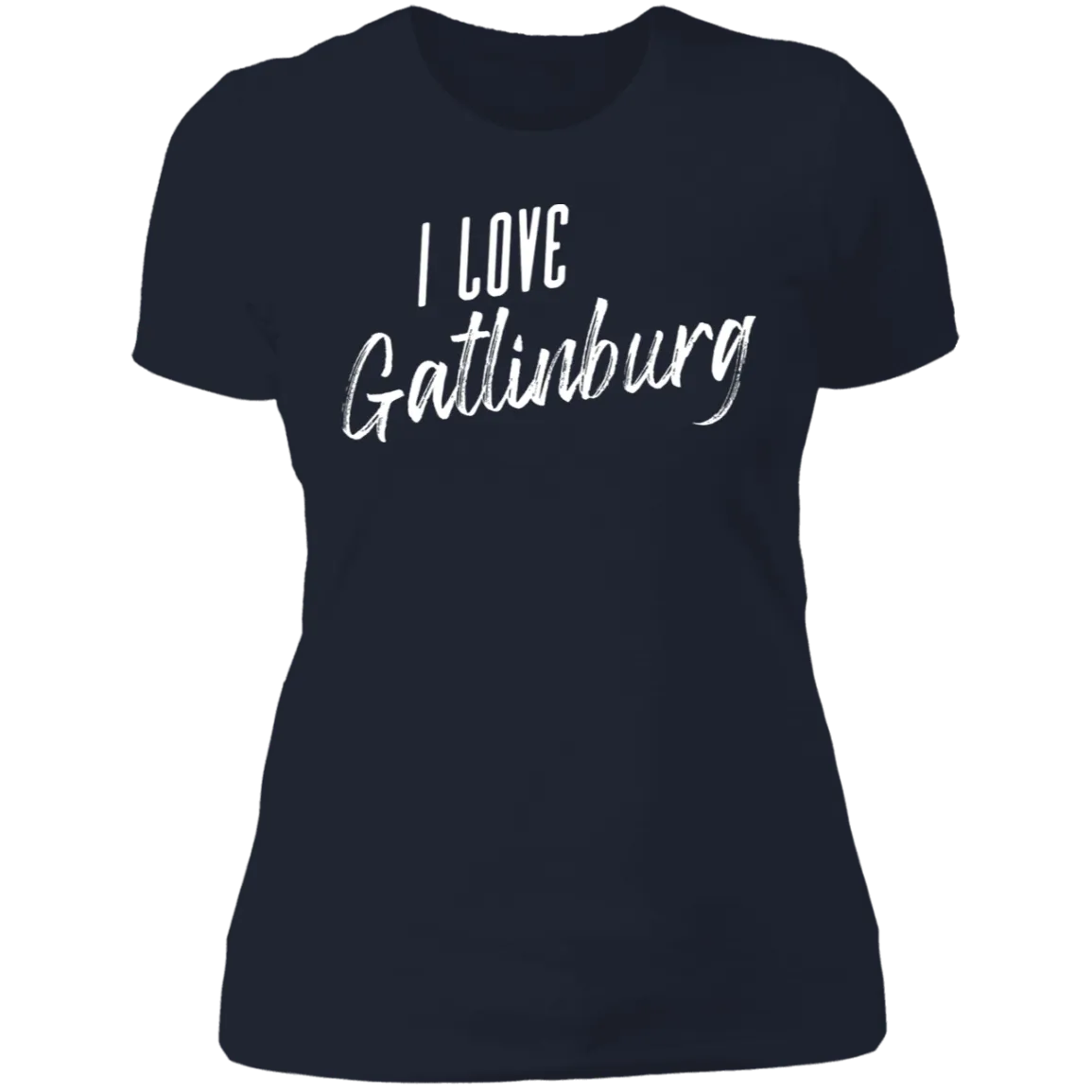 I Love Gatlinburg (White) - Women's Tee