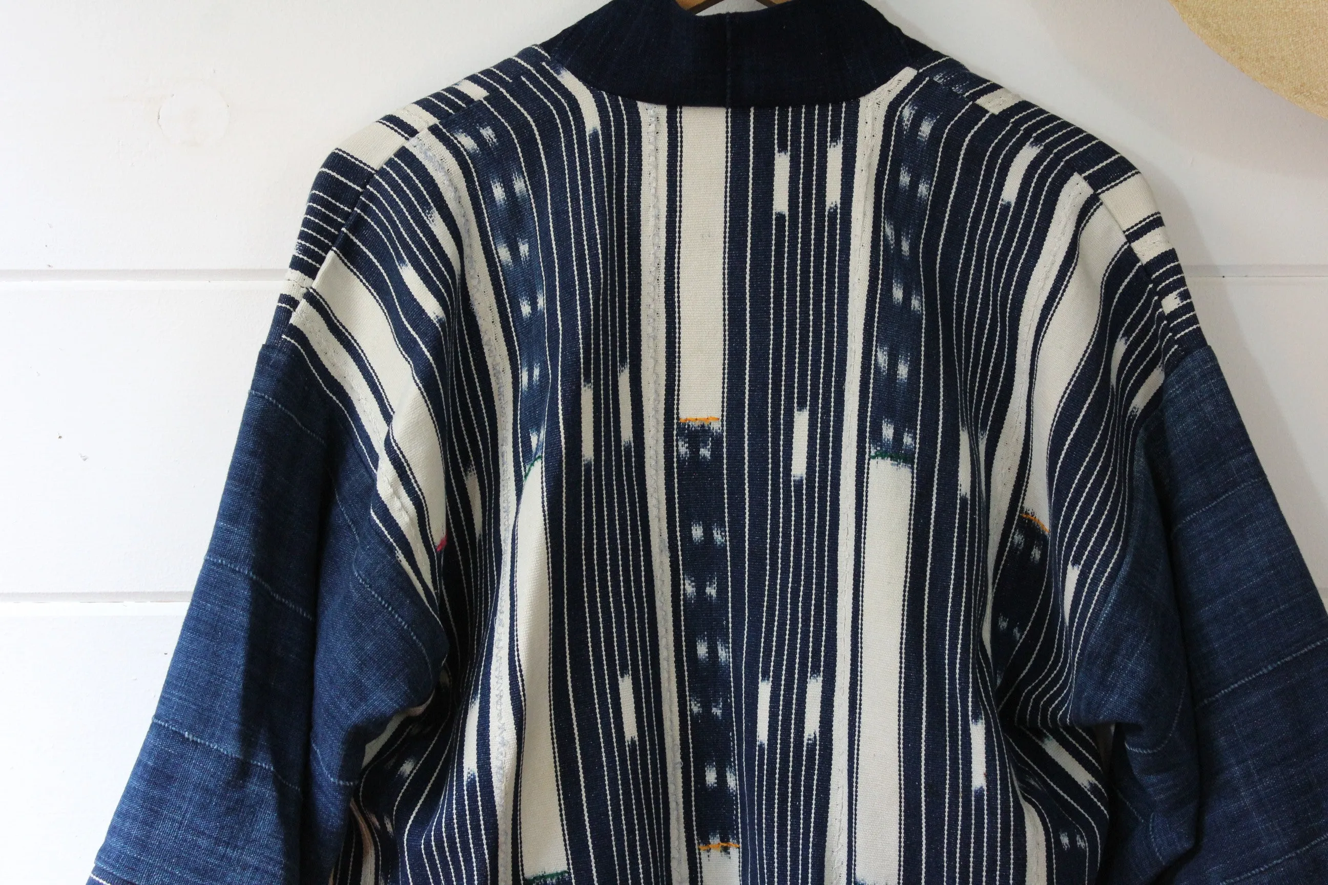 Indigo Ikat Haori Jacket