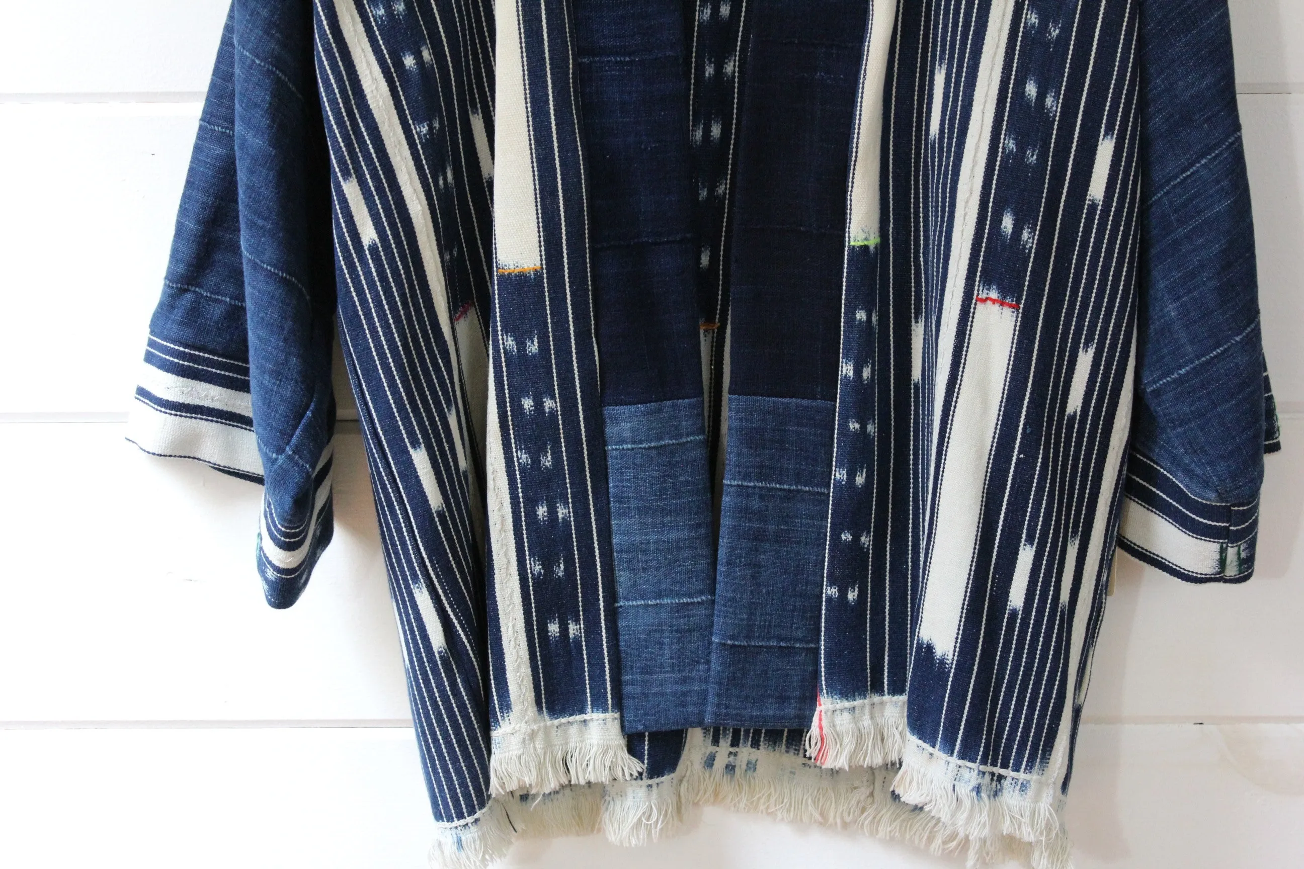 Indigo Ikat Haori Jacket