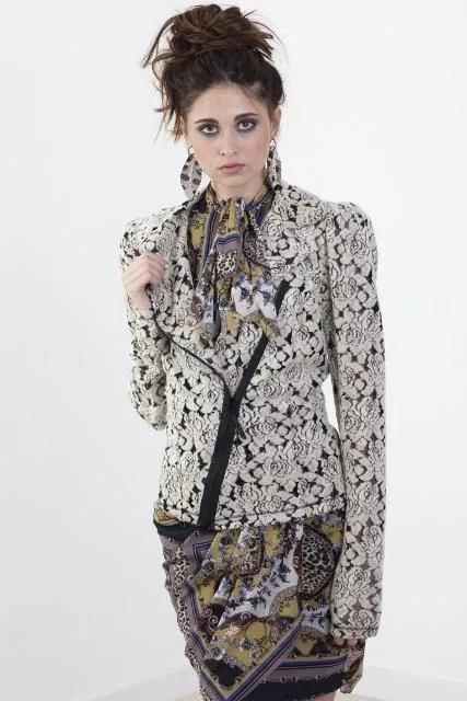 Jacket with two way front zipper