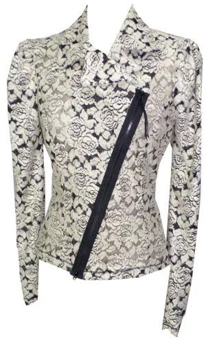Jacket with two way front zipper