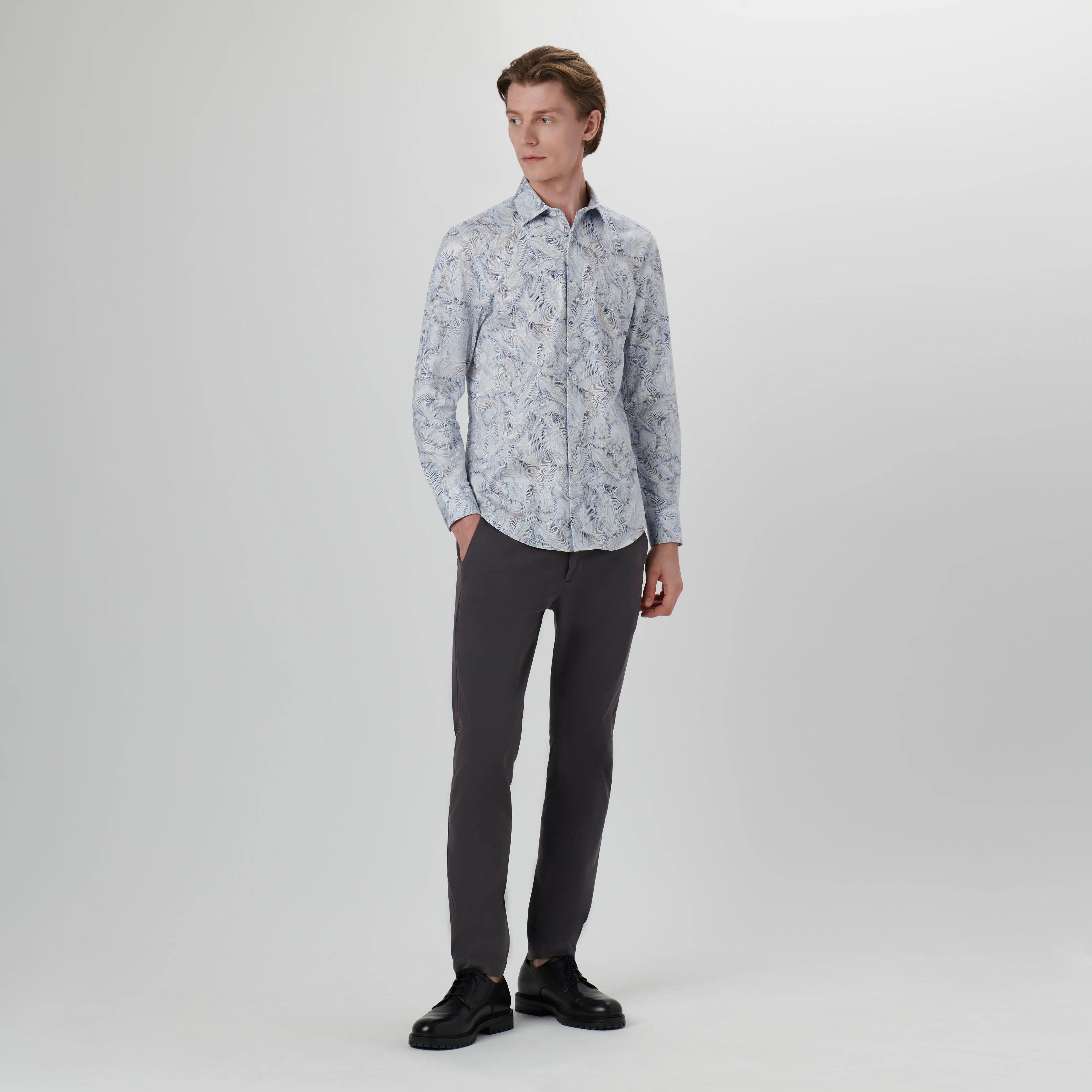 James Abstract Print OoohCotton Shirt