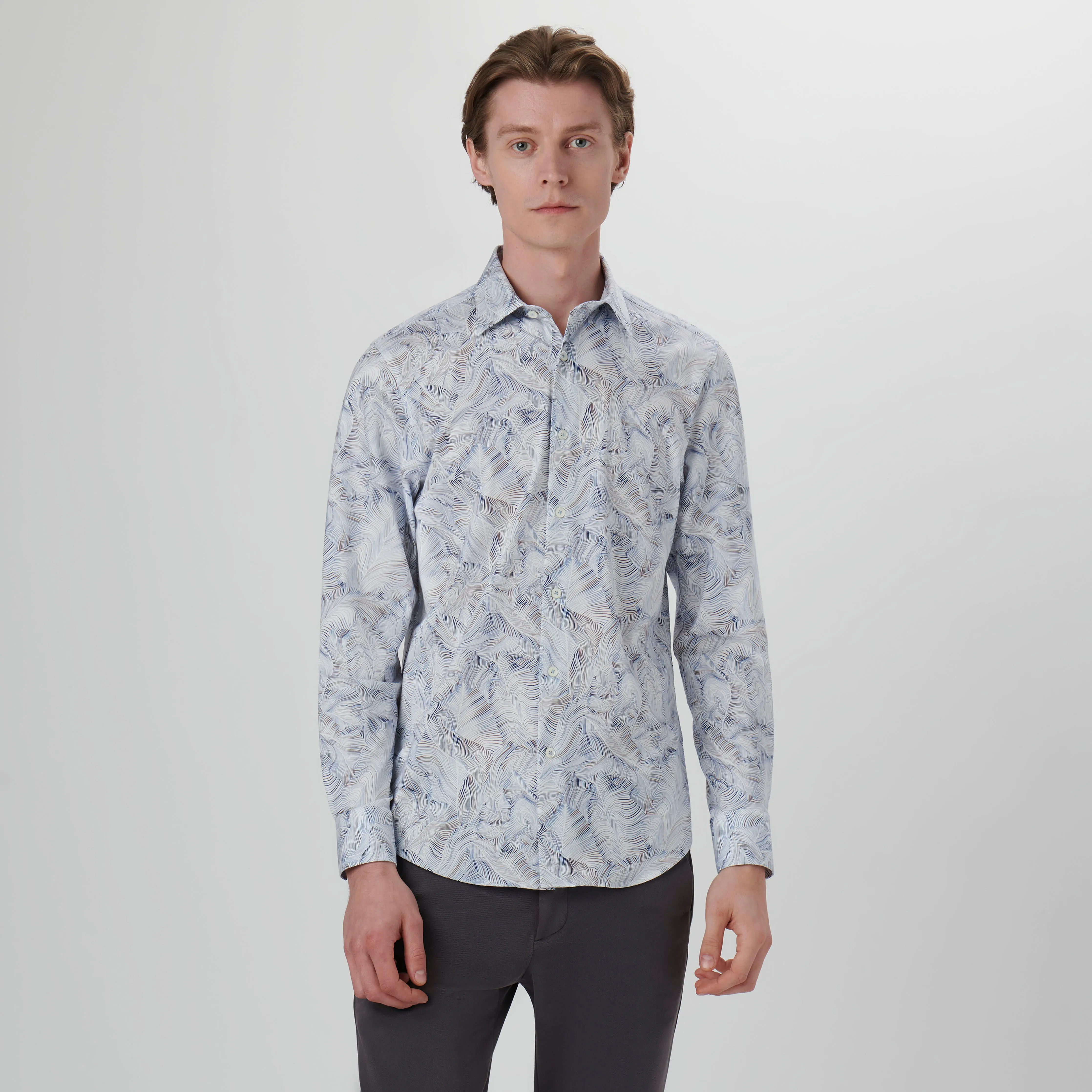 James Abstract Print OoohCotton Shirt