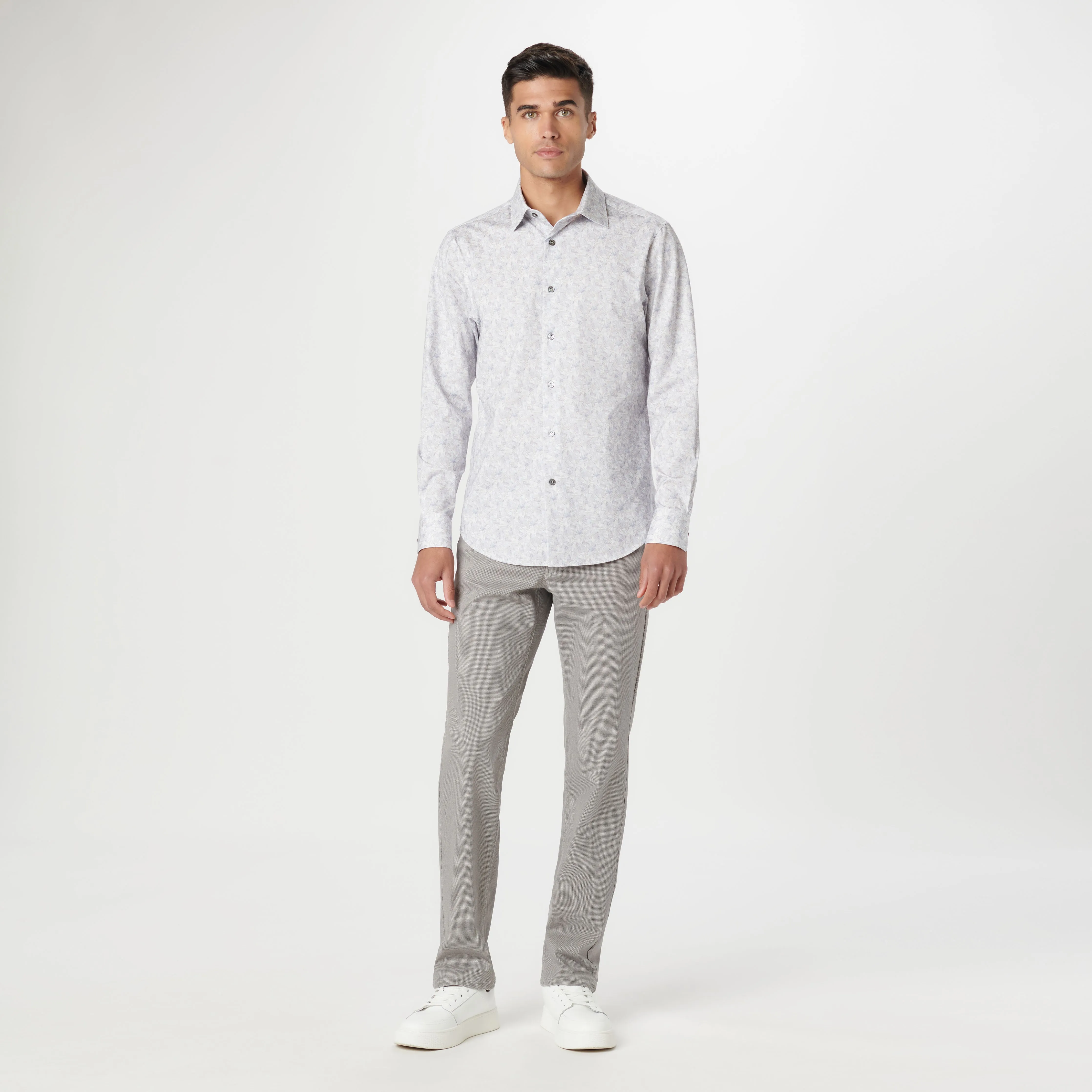 James Leaf Print OoohCotton Shirt