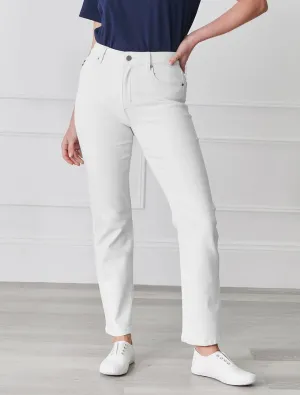 Jenna Straight Leg Jeans - White