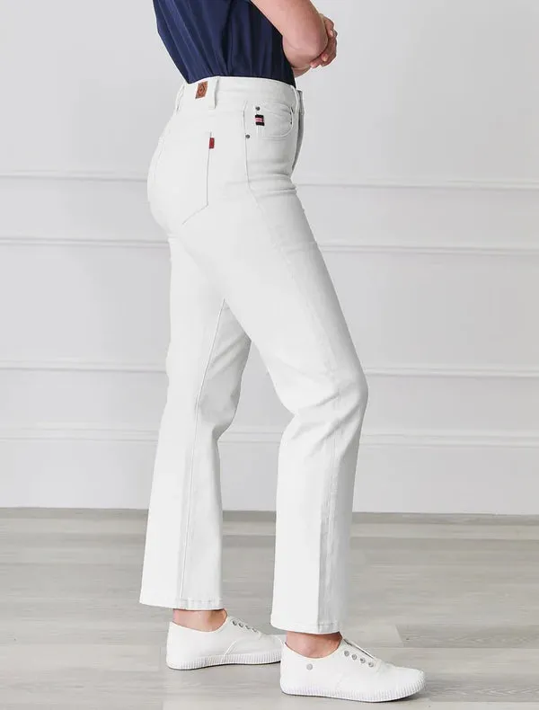 Jenna Straight Leg Jeans - White