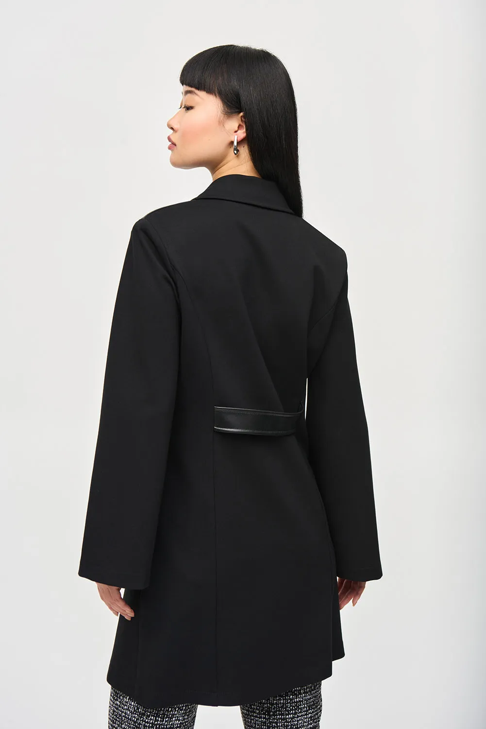 Joseph Ribkoff Heavy Knit A-Line Coat Jr243078