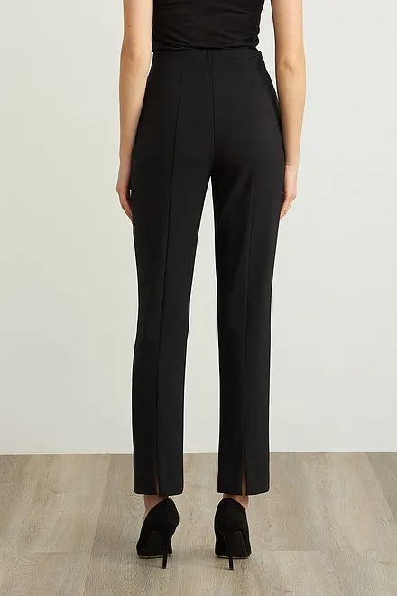 Joseph Ribkoff Slit Black Pants