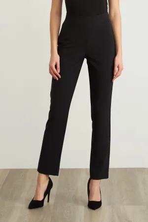 Joseph Ribkoff Slit Black Pants