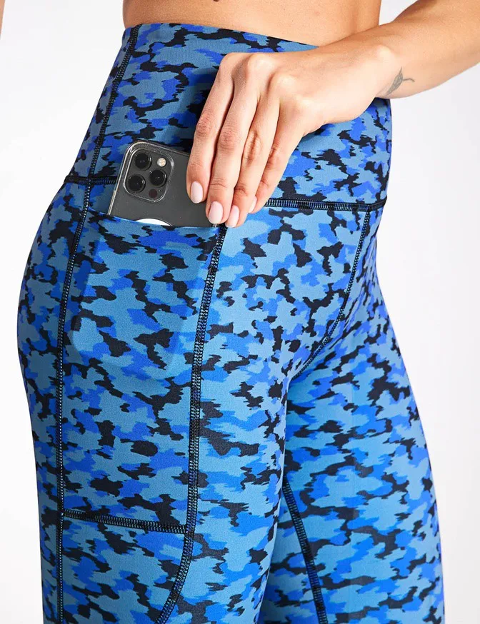 Josi Legging - Blue Forest Print