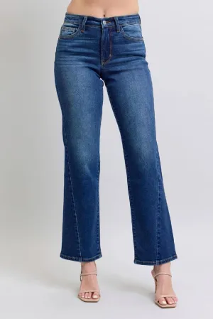 Judy Blue Straight Fit Mid Rise Jeans
