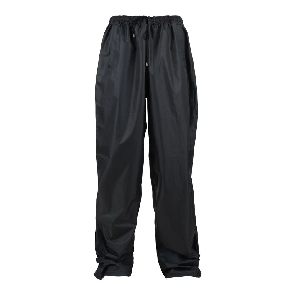 KAM WATER PROOF AND BREATHABLE RAIN OVER PANTS IS SIZE 2XL TO 8XL, BLACK & NAVY