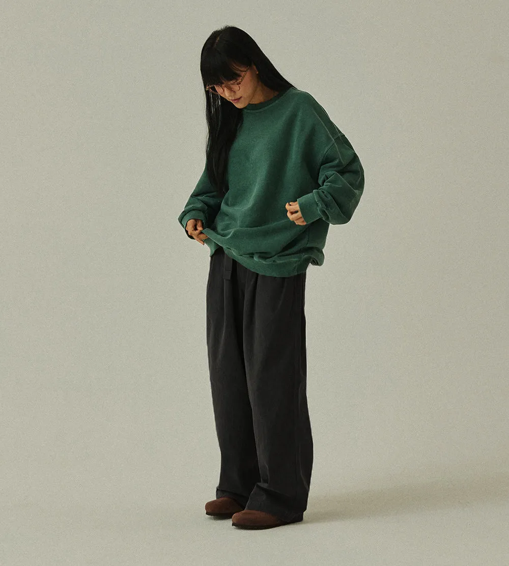Kappy Design - Pigment Sweat Shirt - Deep Green