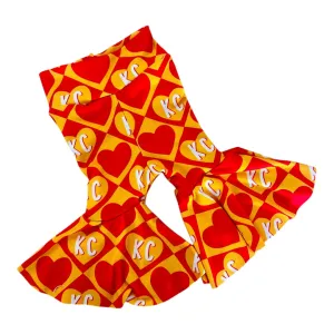 KC Football Bell Bottoms