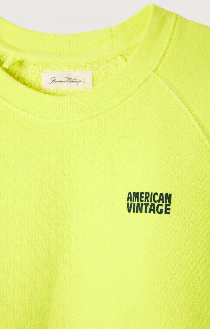 KID'S SWEATSHIRT IZUBIRD - JAUNE FLUO
