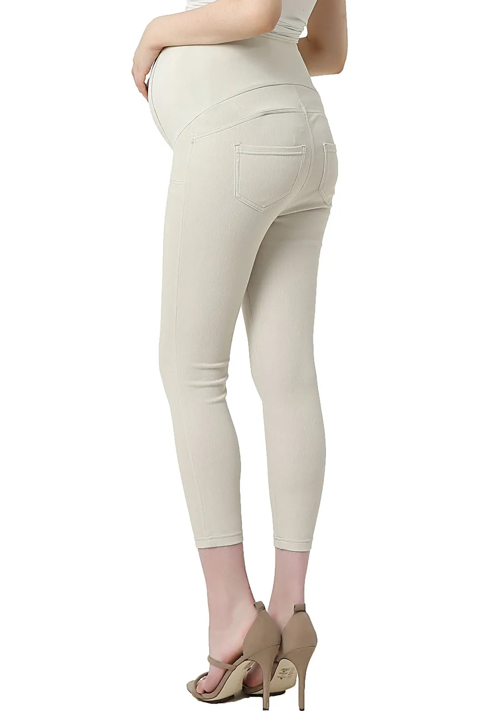Kimi   Kai Maternity "Tia" Cropped Jeggings