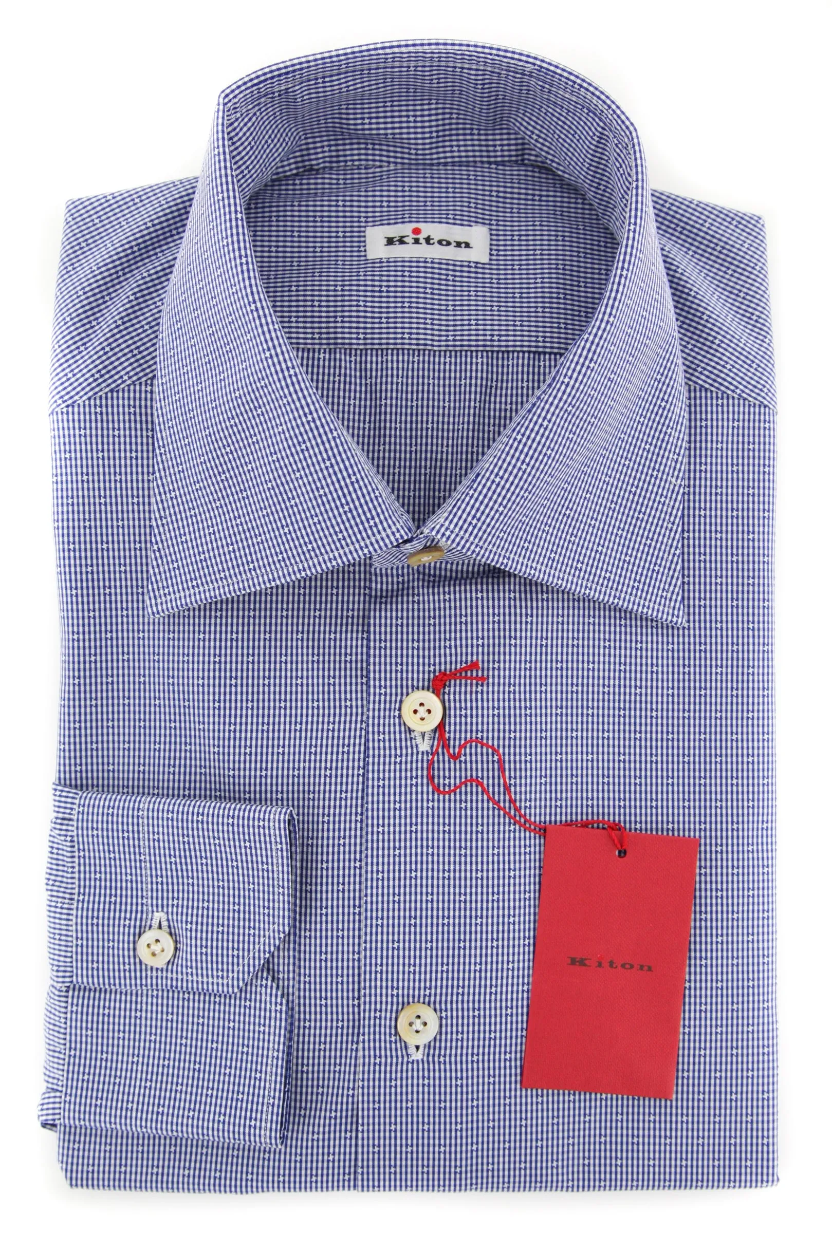 Kiton Blue Shirt - Slim