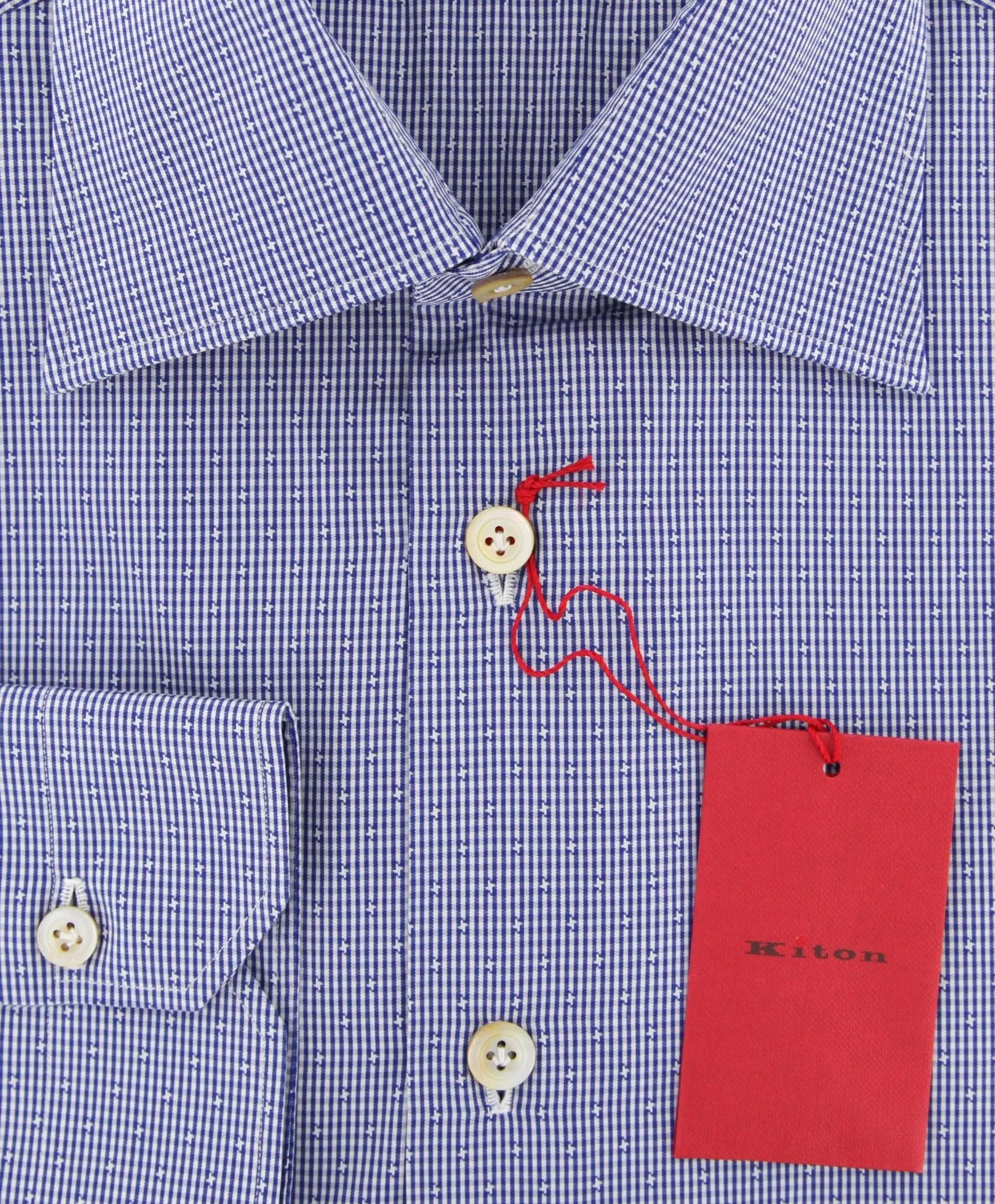 Kiton Blue Shirt - Slim