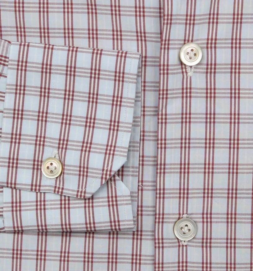Kiton Burgundy Red Shirt - Slim