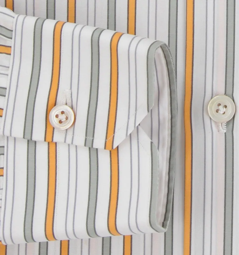 Kiton Orange Shirt - Slim