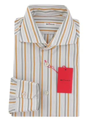Kiton Orange Shirt - Slim