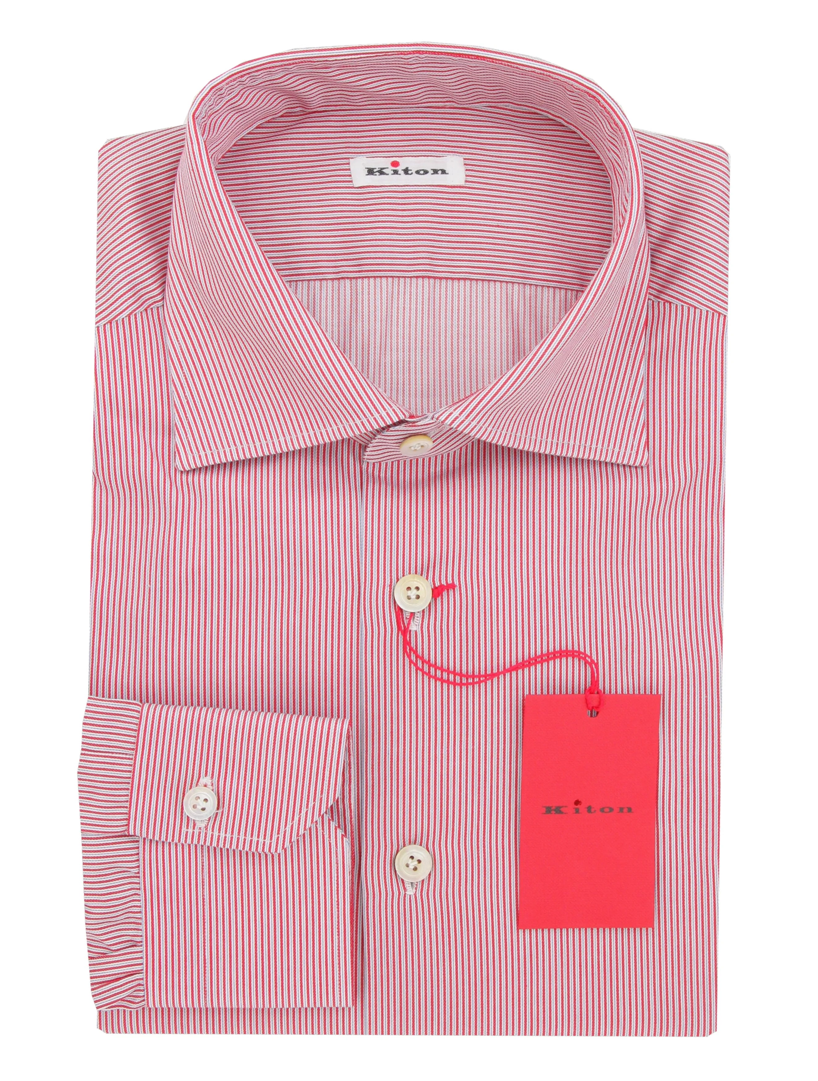 Kiton Red Shirt - Slim