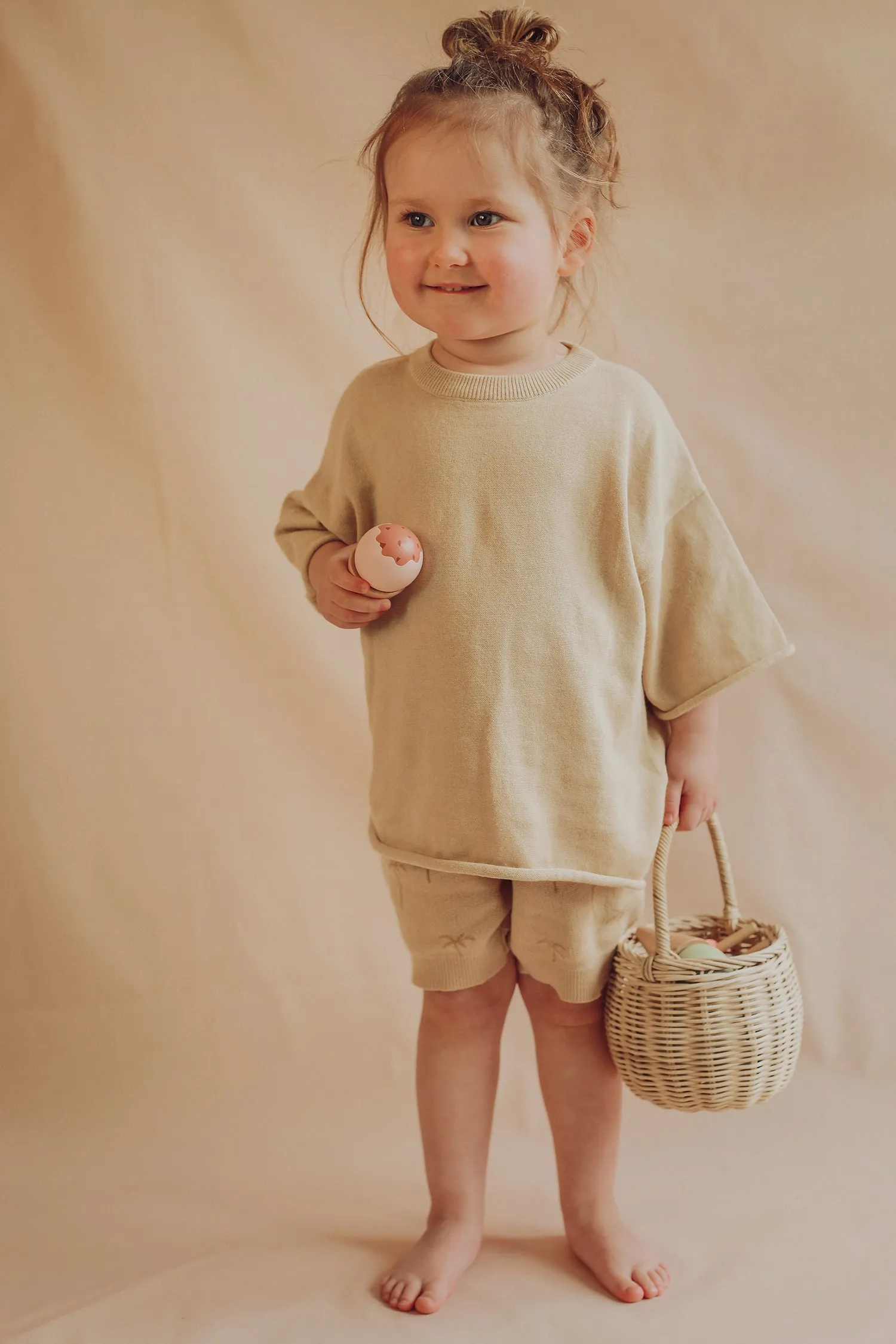 Knitted T-Shirt | Clay