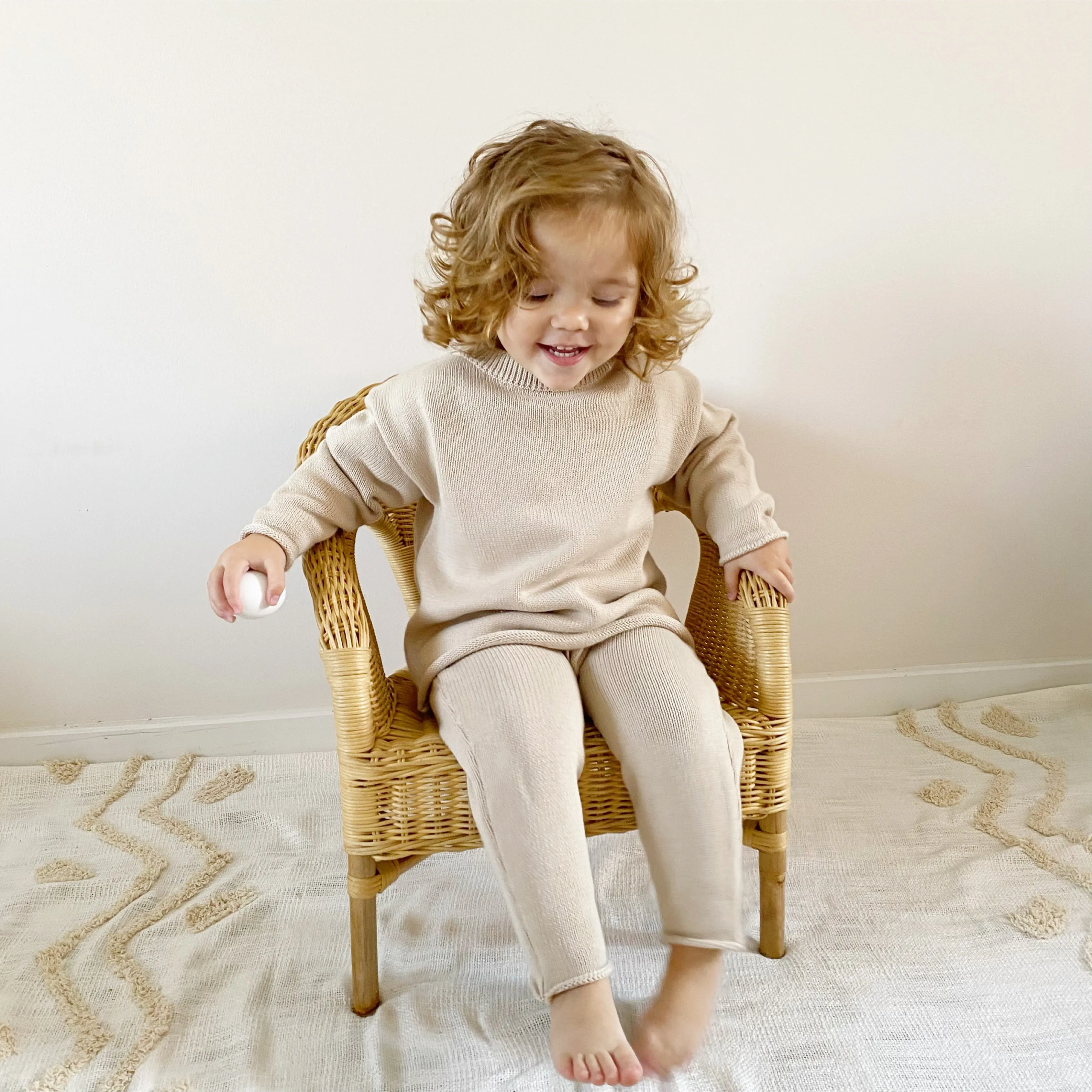 Knitted Trousers | Desert Storm