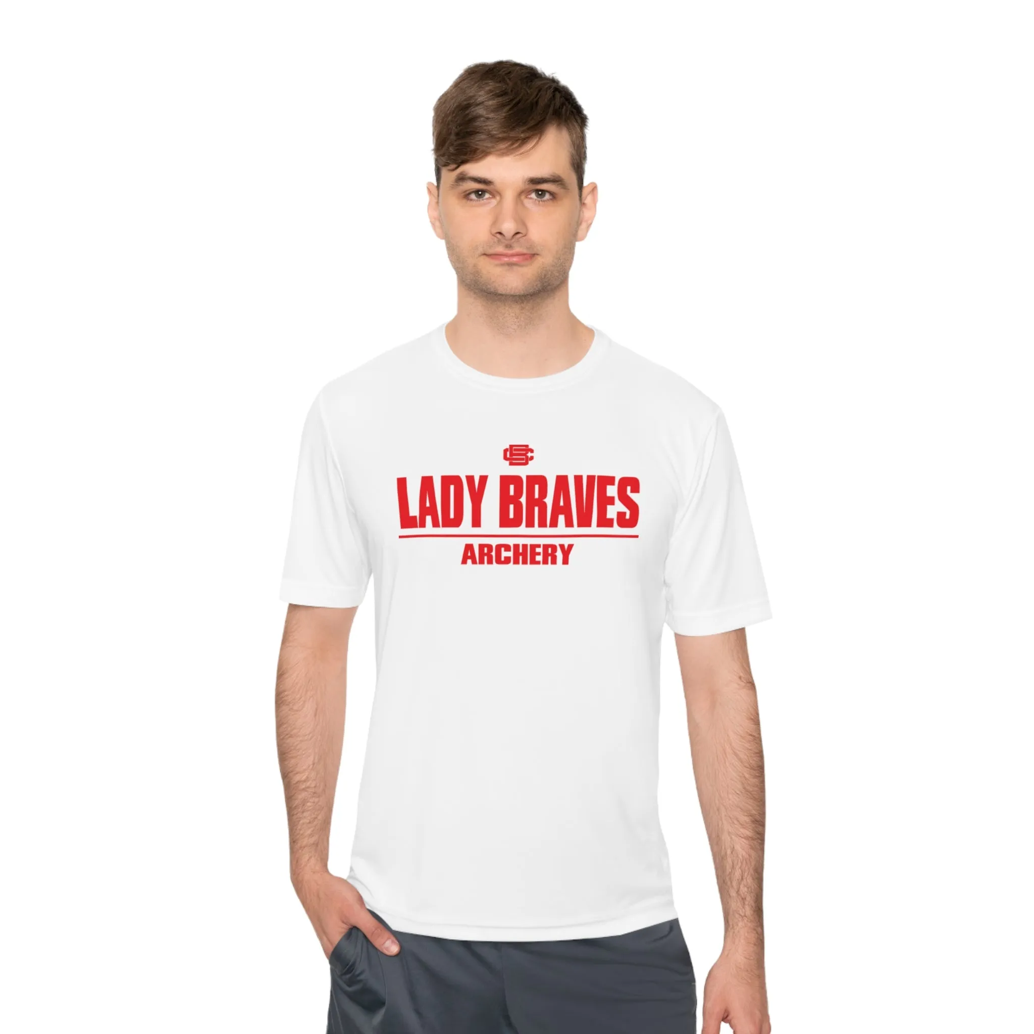 Lady Braves Archery Moisture Wicking Tee