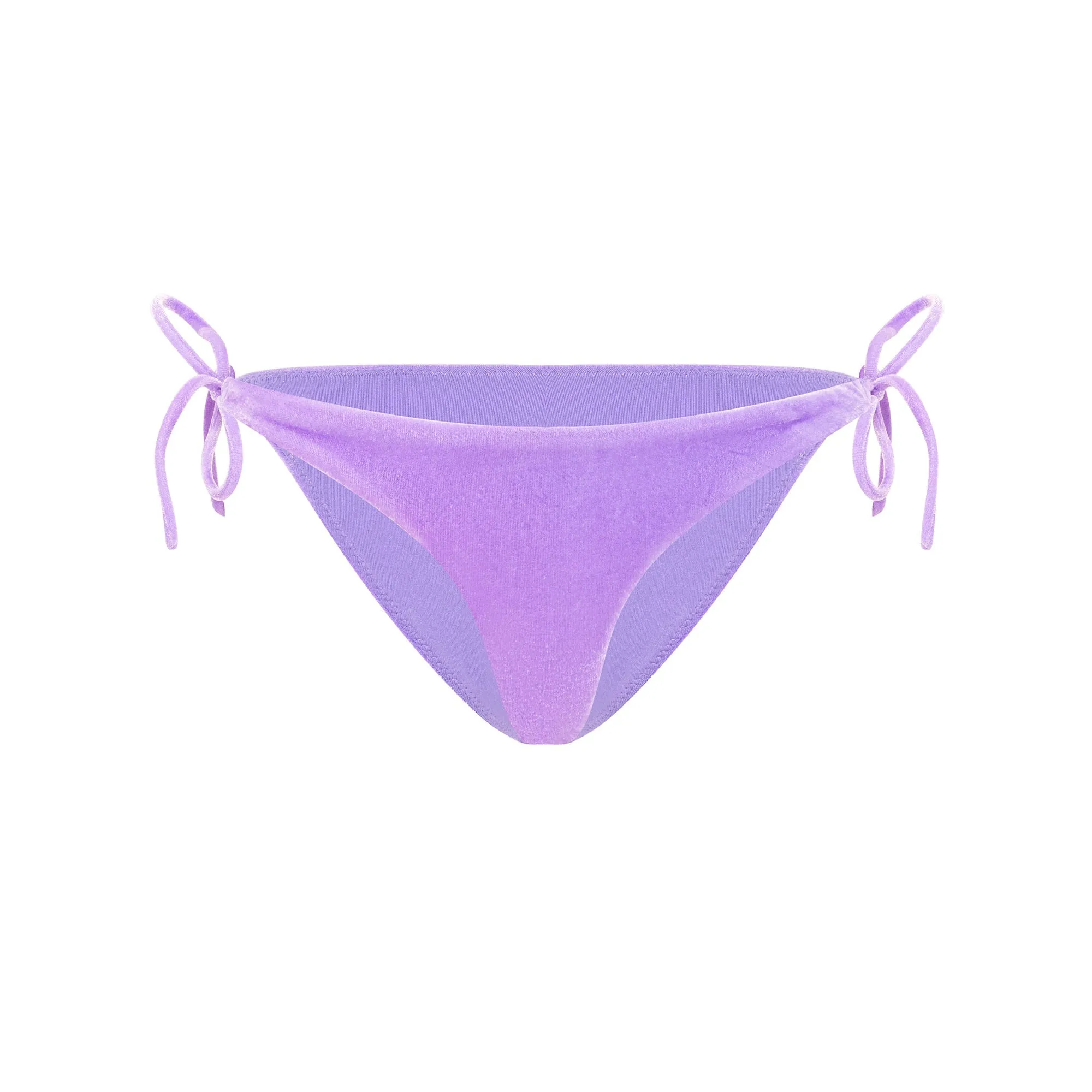 LAVENDER VELVET BIKINI SWIMSUIT