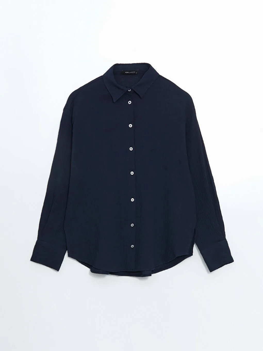 LCW Vision Beige Textured Women Shirt