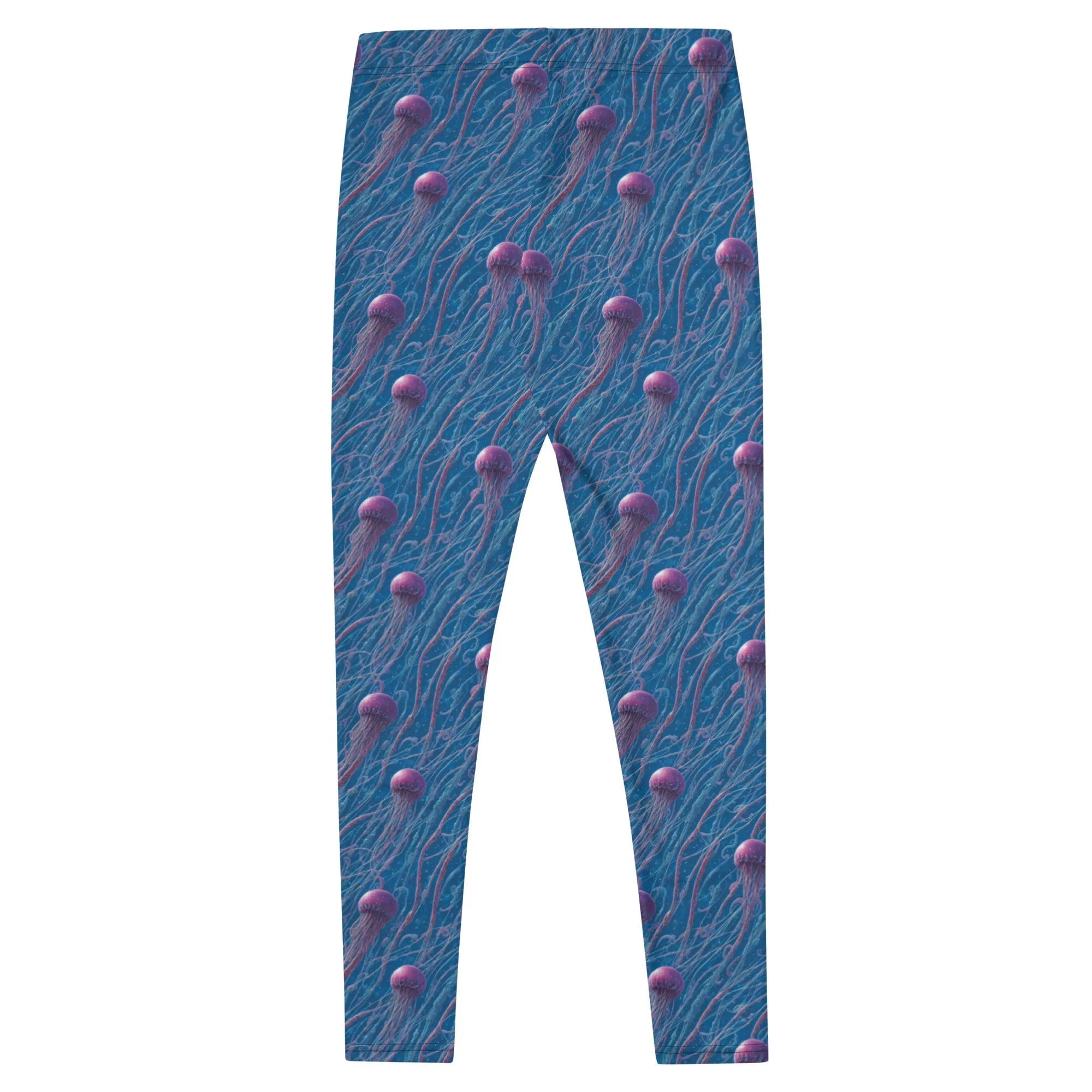 Leggings Blue and Violet Jellyfishes