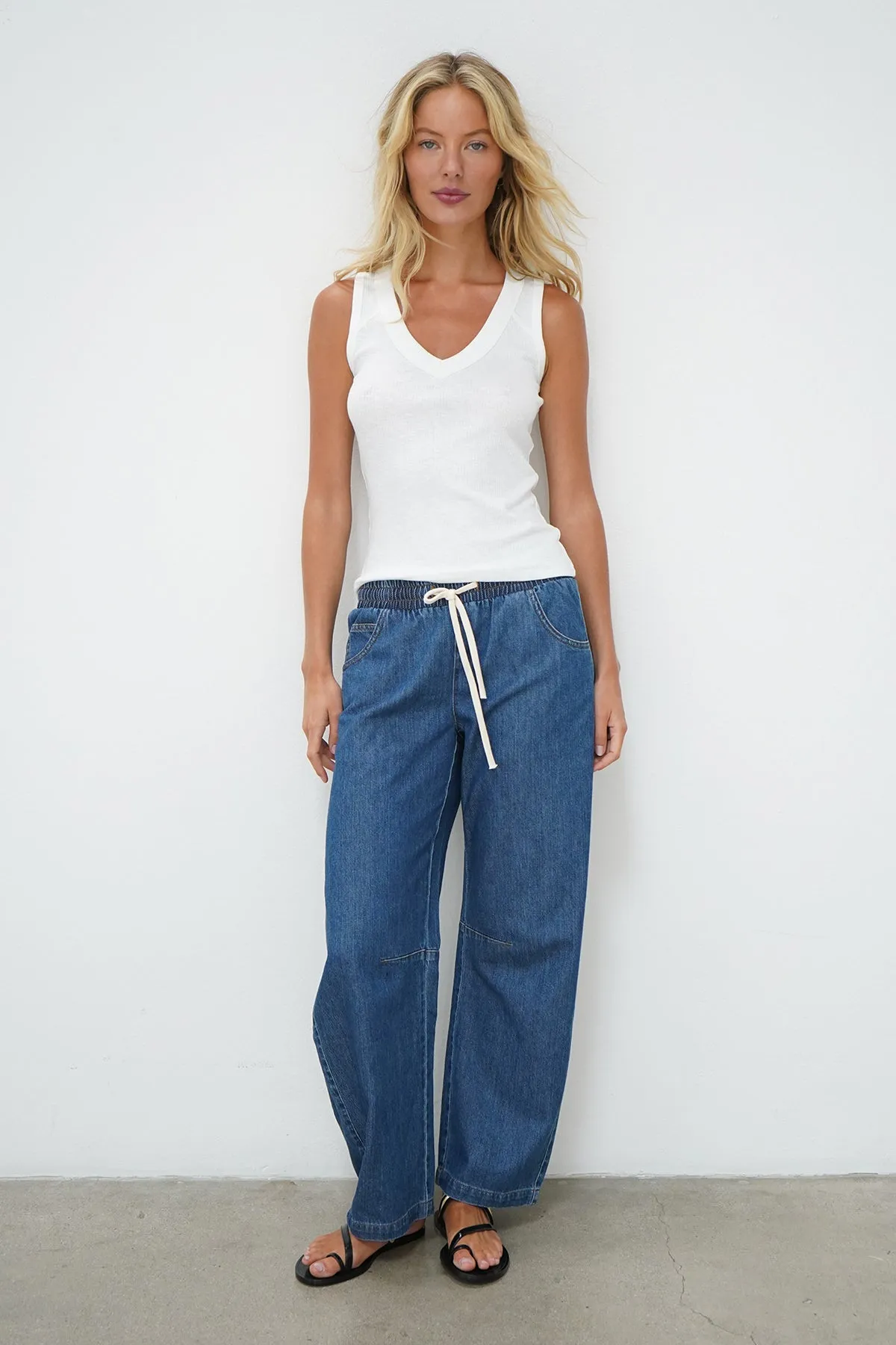 Lennon Pant - Soft Denim