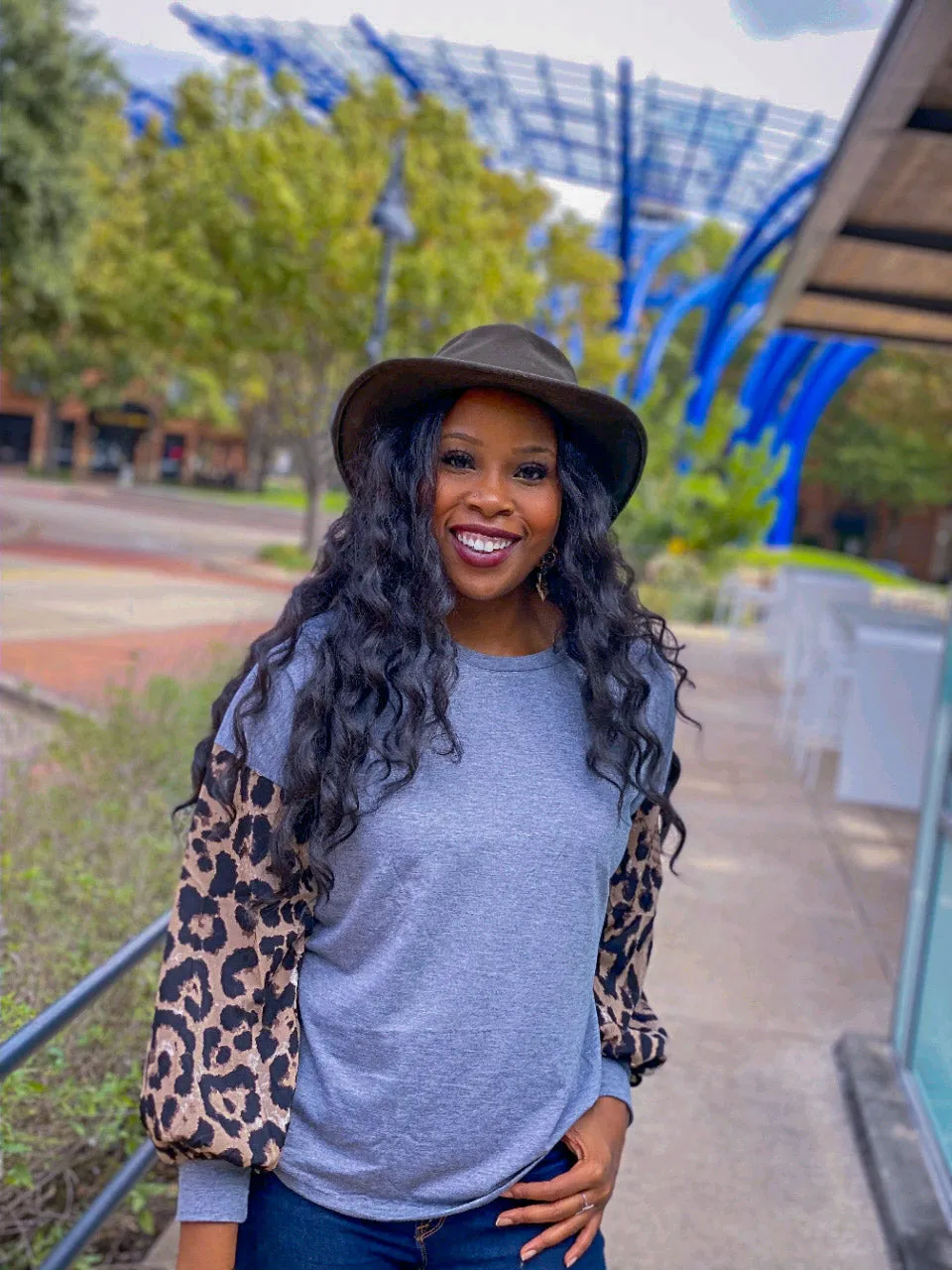 Leopard Long Sleeve Top