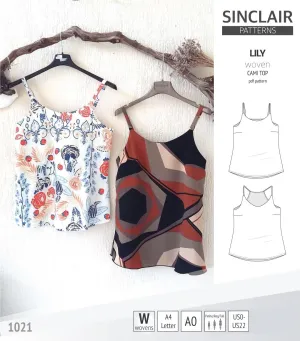 Lily classic cami woven top (PDF)