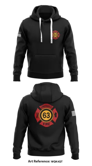 Lindenwold Fire Dept. Store 1  Core Men's Hooded Performance Sweatshirt - WQK4qt
